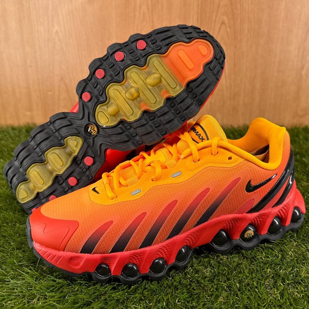 Nike Air Max DN8 Laser Orange Black GS Sneakers HF7310-800 Size 5.5Y / Women's 7 - Picture 1 of 8